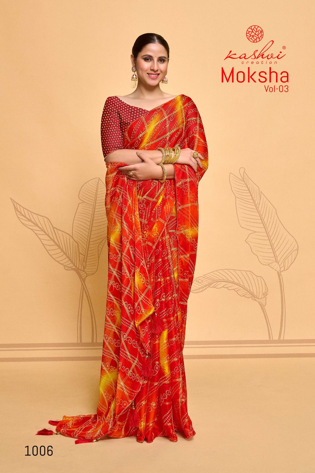 Moksha Vol 3 By Lt Kashvi Viscose Printed Sarees Wholesale Online
